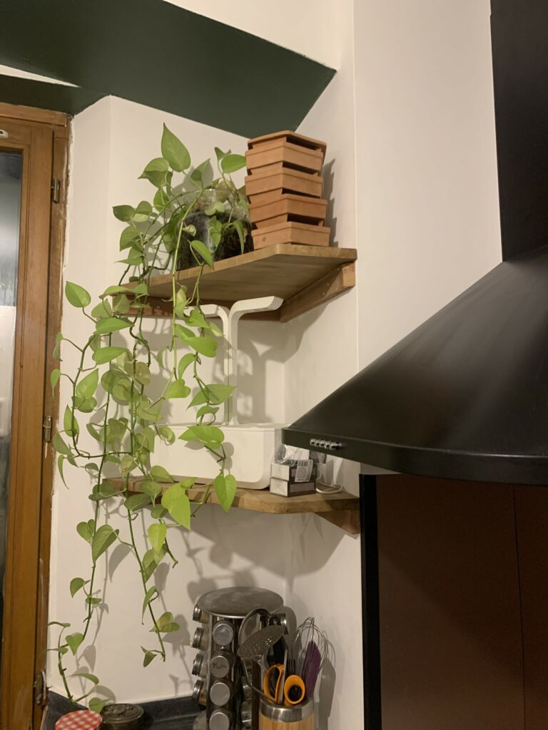 étagère en bois